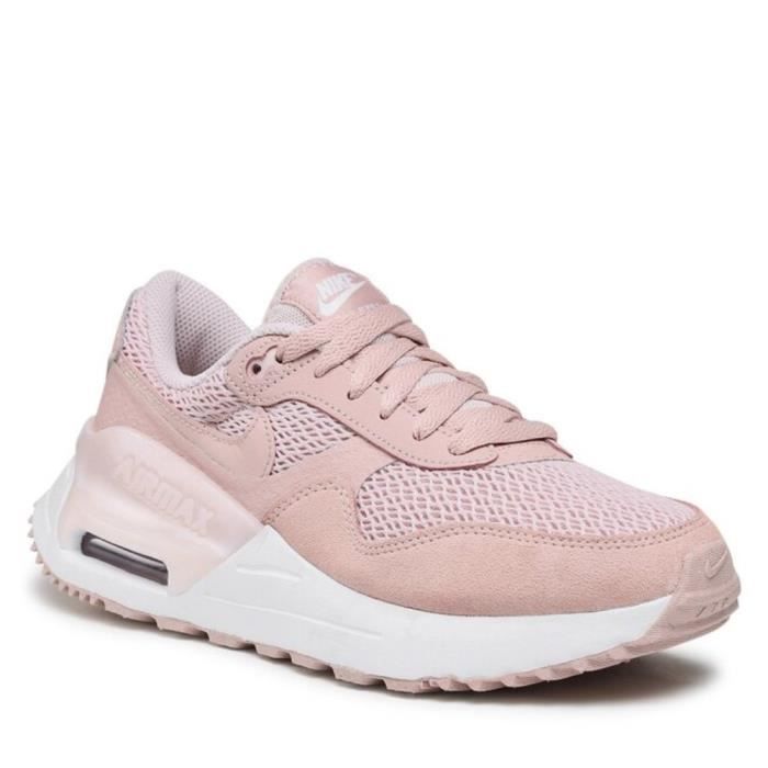 Chaussures de Running NIKE Air Max System Rose - Femme/Adulte - Drop 10mm - Gamme Air Zoom Pegasus