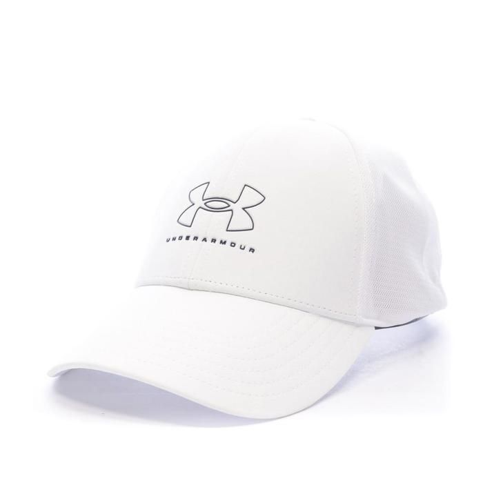 Casquette - Under Armour - Driver - Blanc - 100% Coton - Décontractée