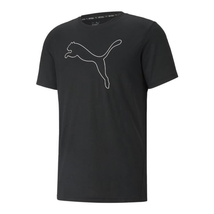 Maillot de sport Noir Homme Puma Performance Cat