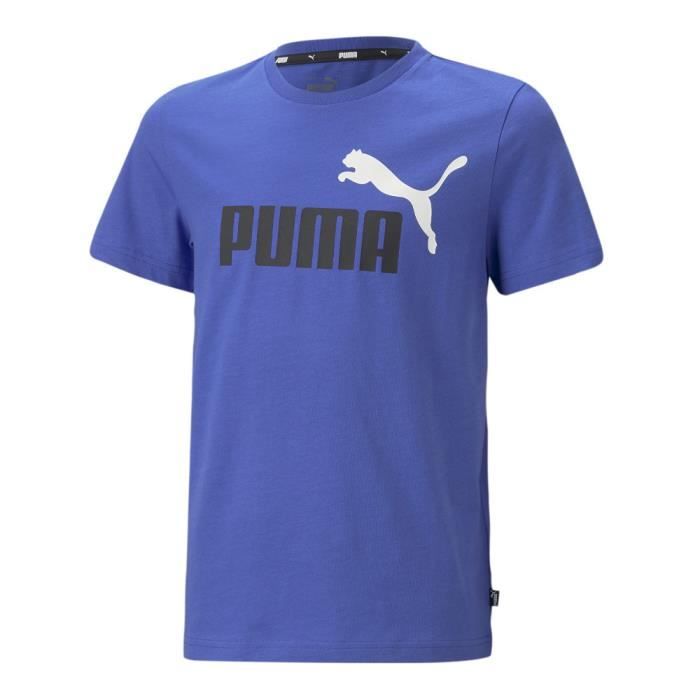 T-shirt Bleu Homme Puma Essential +2