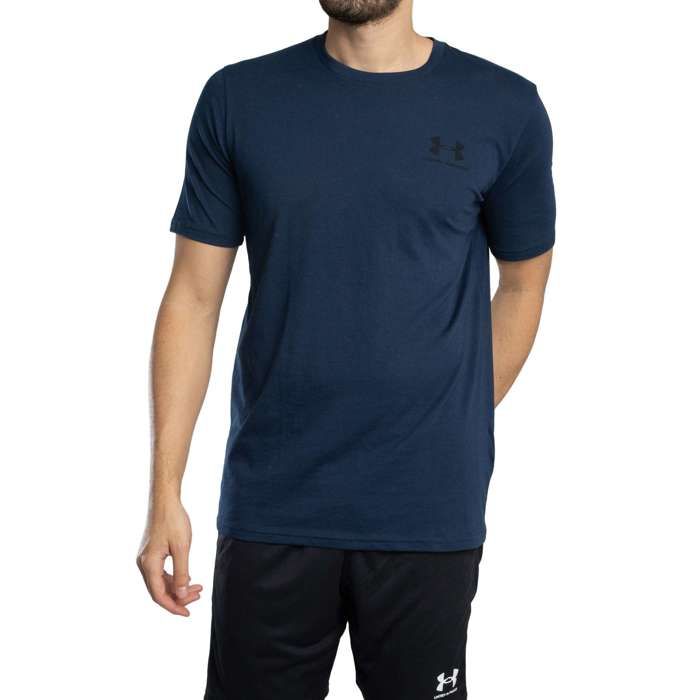 Tee-shirt - Under Armour - Sportstyle LC - Bleu - Manches courtes - Respirant