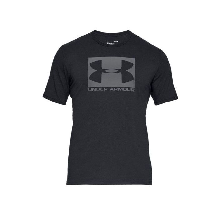 Tee-shirt de running Under Armour Boxed Sportstyle SS pour homme en noir
