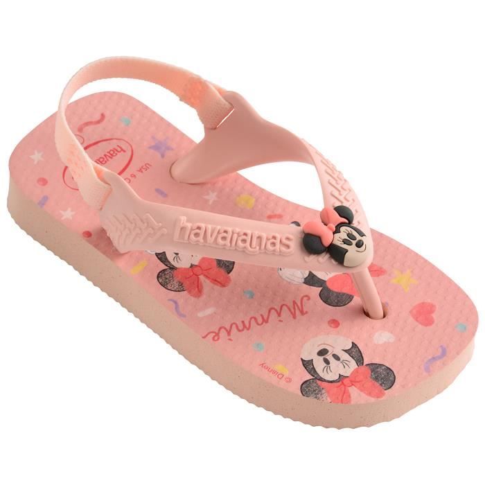 Tongs pour bébé Havaianas Disney Classics II - Rose - Taille 24