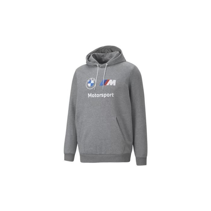 Sweats PUMA Bmw Mms Ess Fleece Hoodie Gris - Homme/Adulte