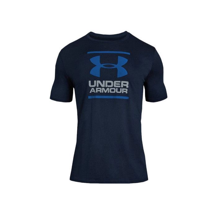 T-shirt Homme - UNDER ARMOUR - Sportstyle Logo - Bleu marine/bleu - Manches courtes - Anti-humidité