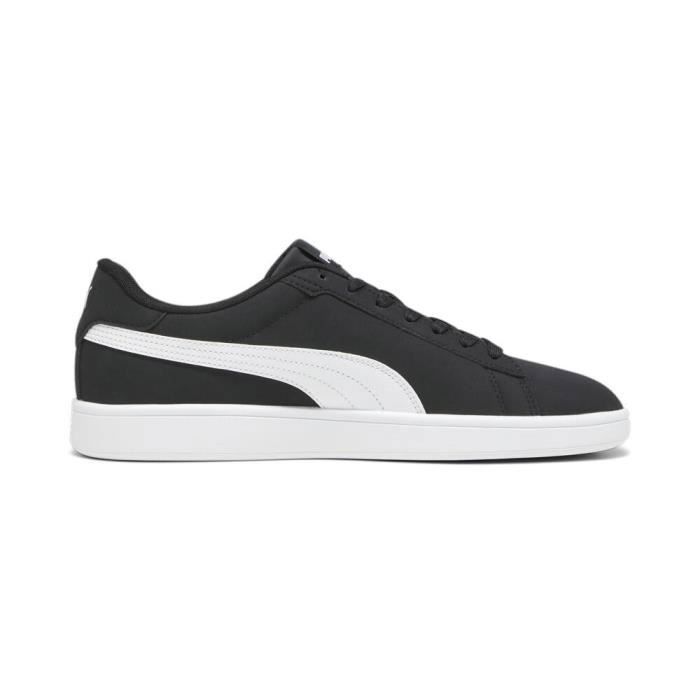 Baskets - Puma - Smash 3.0 - Noir - Synthétique - Lacets - Plat