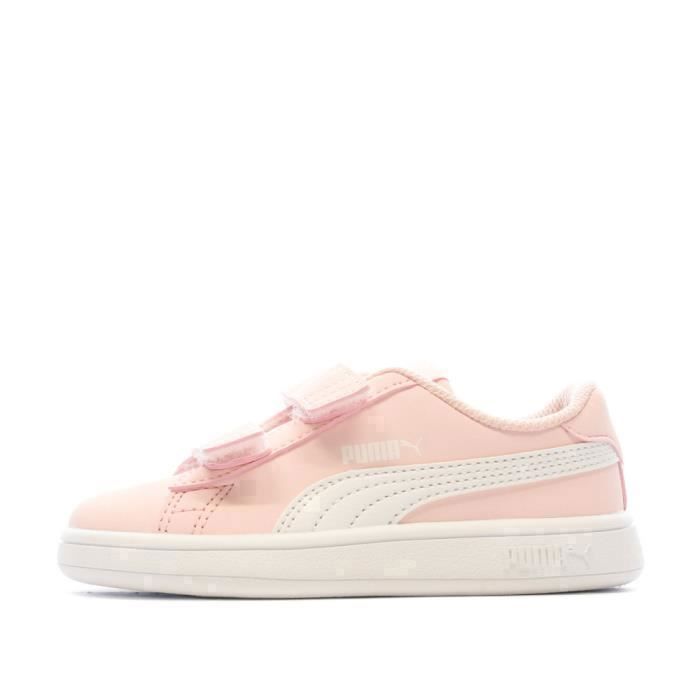 Baskets Rose Bébé Fille Puma Smash v2 Buck V Inf