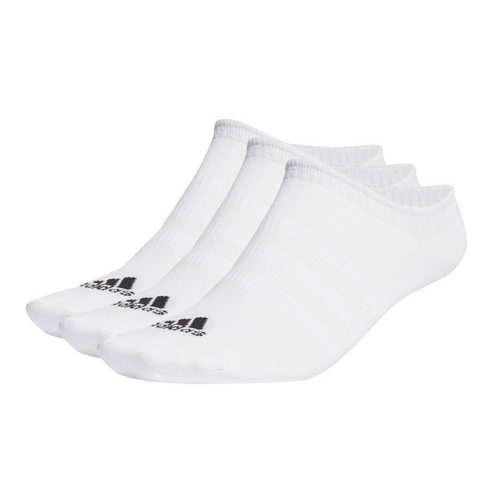 Chaussettes invisibles ADIDAS Thin and Light - Blanc - XL - Soutien de la voûte plantaire - Matériaux recyclés