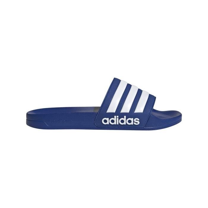 Toboggans pour un style de vie dur et reposé - Adidas Adilette - Team royal blue / ftwr white / team royal blue