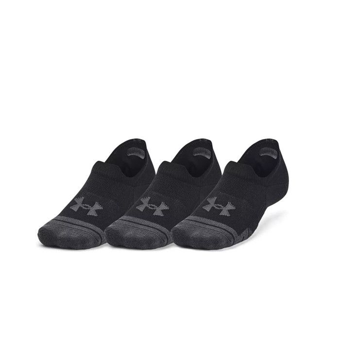 Chaussettes de running Under Armour UA Performance Tech Lot de 3 - Noir - Mixte
