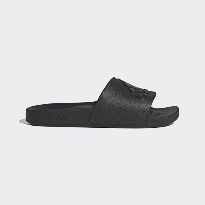 Tongs Mixte adidas Adilette Aqua - Core Black - Synthétique - Adulte