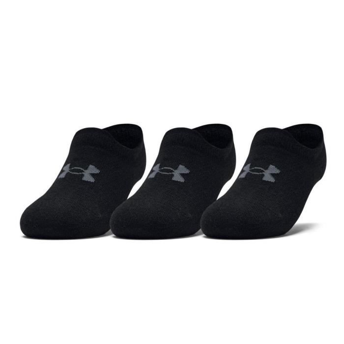 Chaussettes - Under Armour - X3 Paires - Noir - Tiges basses - 97% polyester