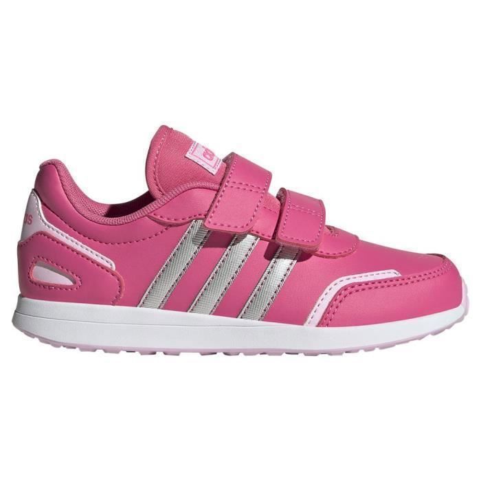 Baskets - adidas - VS Switch 3 - Rose - Enfant - Running - Sangles à boucles et crochets