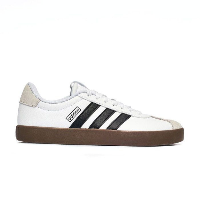Chaussures - Adidas - Vl Court 3.0 - Blanc - Lacets - Textile