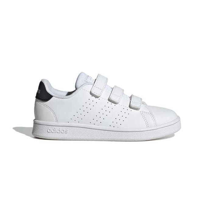 Chaussures - Adidas - Advantage Cf C - Blanc - Scratch - Synthétique - Plat