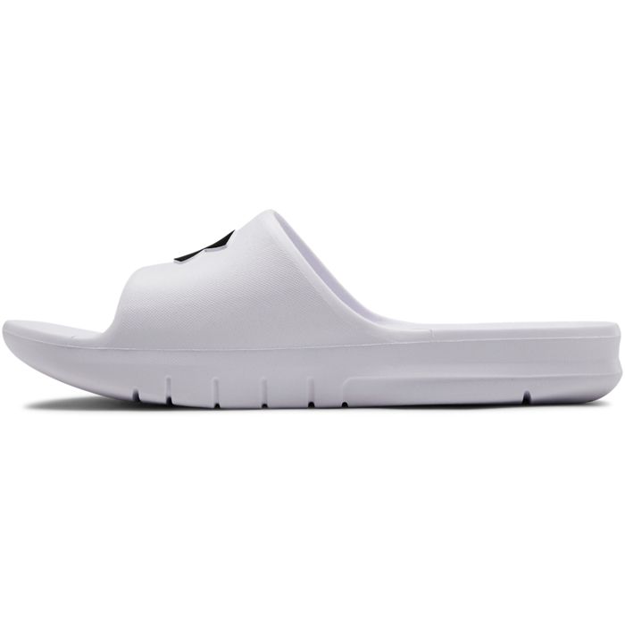 Under Armour - Claquettes en EVA pour homme - Core PTH Slides  - Synthétique - Blanc - Confort optimal
