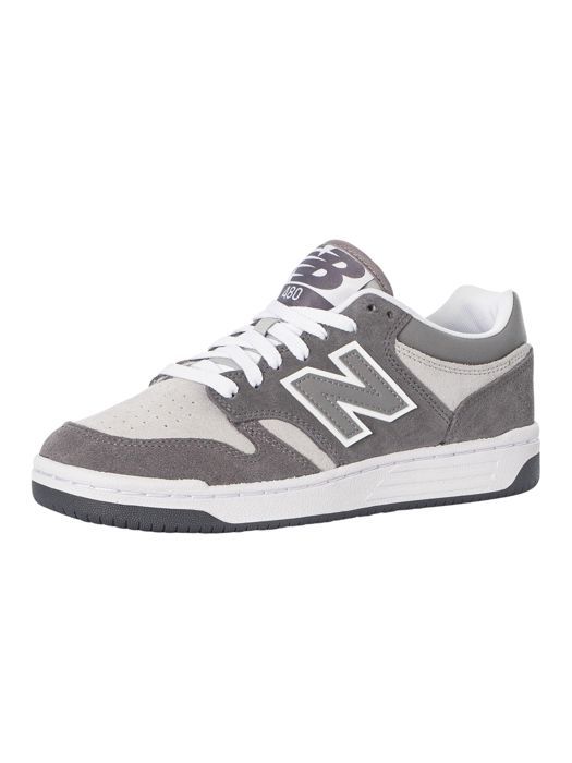 Baskets en Daim - New Balance - 480 - Homme - Gris - Lacets - Plat