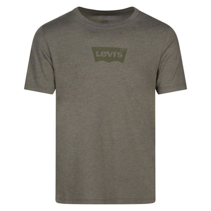 T-shirt - Levi's - Homme - Col arrondi - Manches courtes - Kaki
