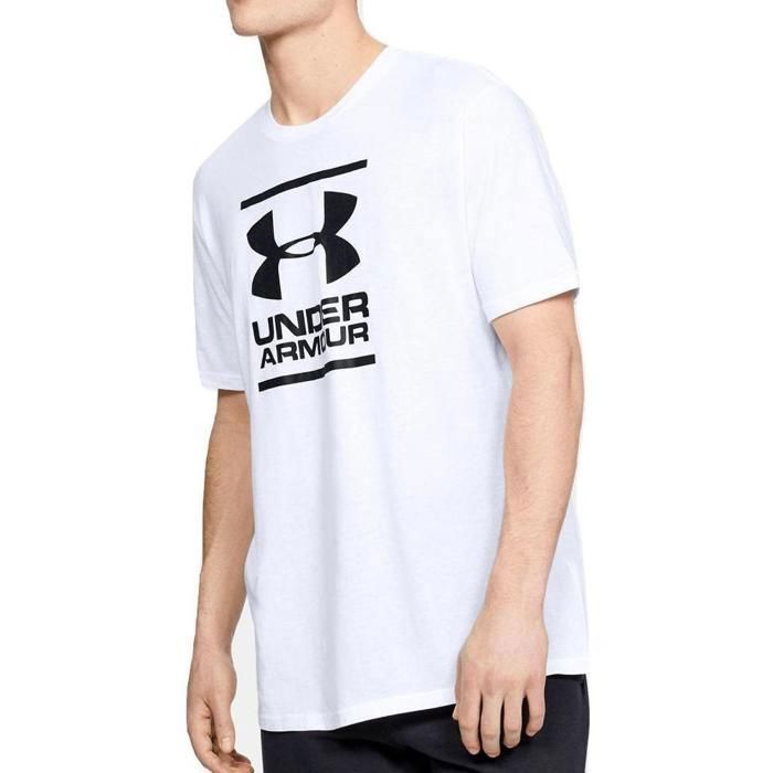 T-shirt Homme Under Armour Gl Foundation à manches courtes - Blanc - Running