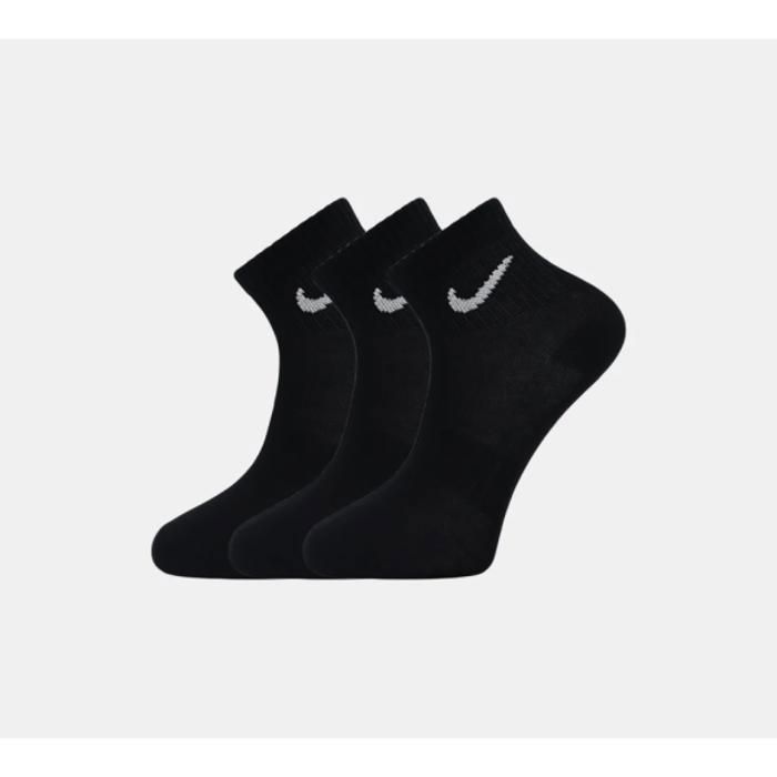 NIKE Chaussettes courtes U Nk Everyday Ltwt Ankle 3p - Noir