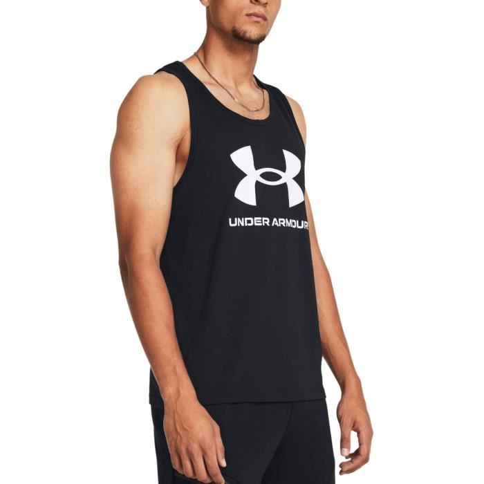 Débardeur Under Armour Sportstyle Logo Homme 1382883-001 T:L C:NOIR