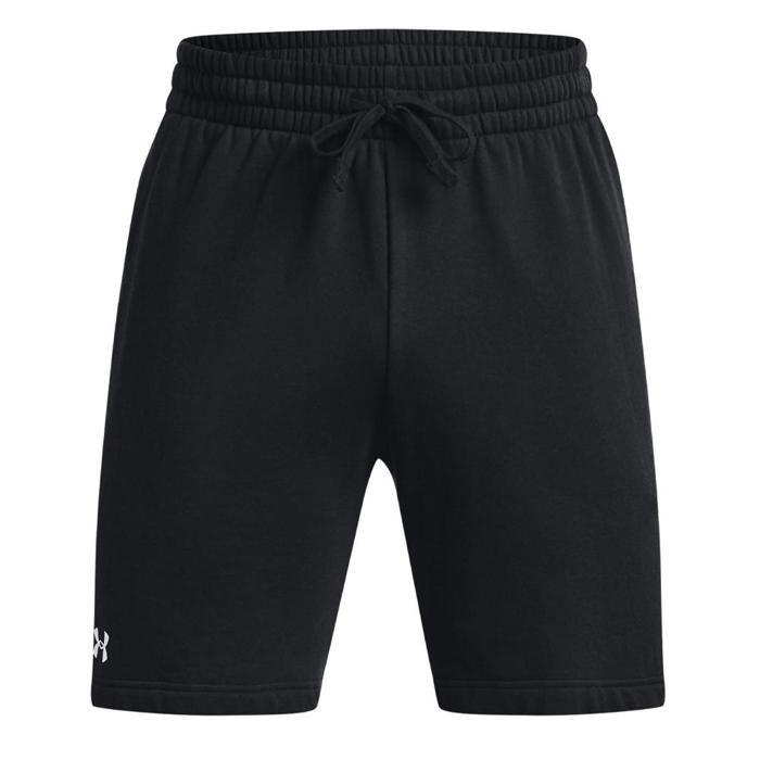 Short - Under Armour - Rival Fleece - Noir - 80% coton - Taille élastique