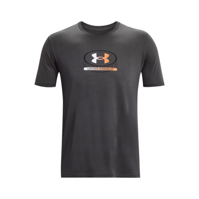 T-shirt - Under Armour - Global Lockertag - Noir - Manches courtes - Confort doux