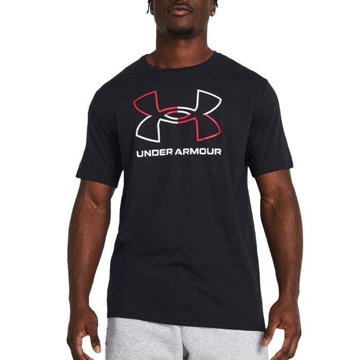 T-SHIRT MANCHES COURTES UNDER ARMOUR FOUNDATION NOIR