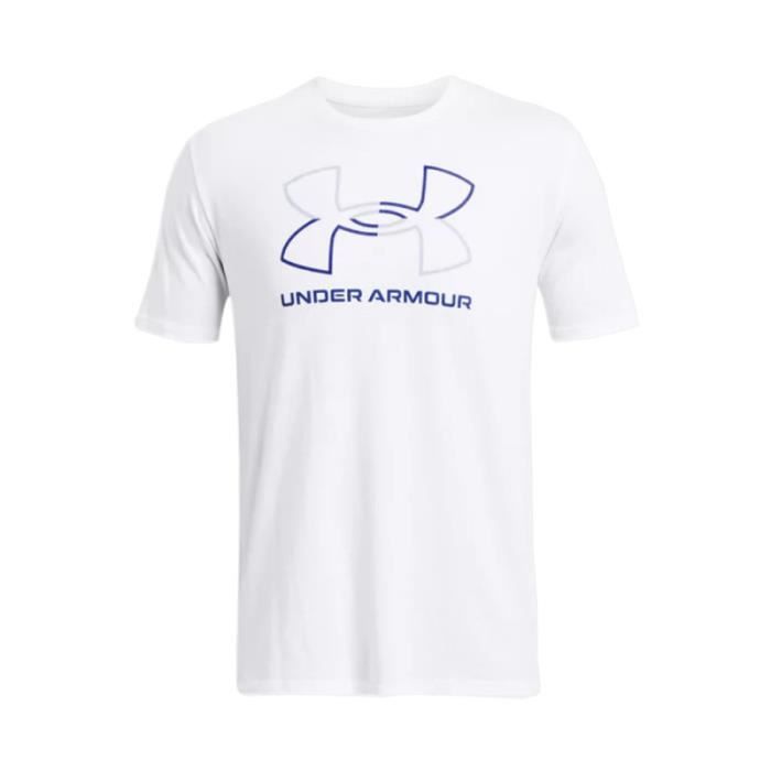 T-shirt manches courtes Under Armour Foundation blanc - 1382915 101 - Homme