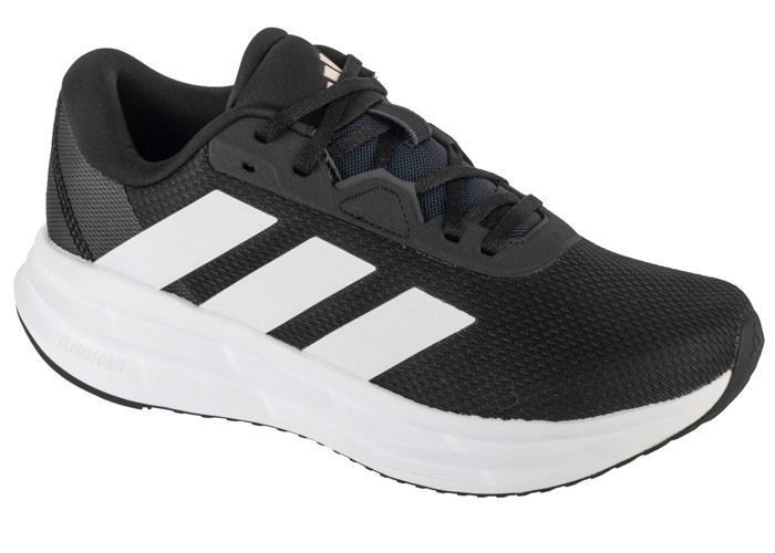Chaussures de course - ADIDAS - Galaxy 7 - Homme - Noir - Lacets - Amorti Cloudfoam