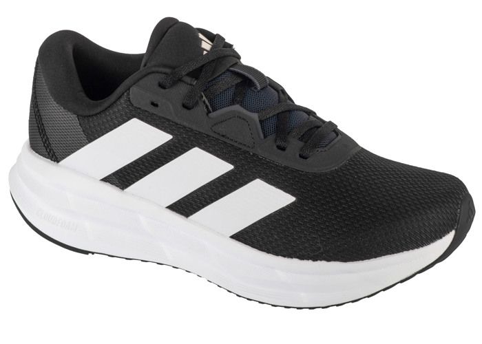 Chaussures de course - ADIDAS - Galaxy 7 - Homme - Noir - Lacets - Amorti Cloudfoam