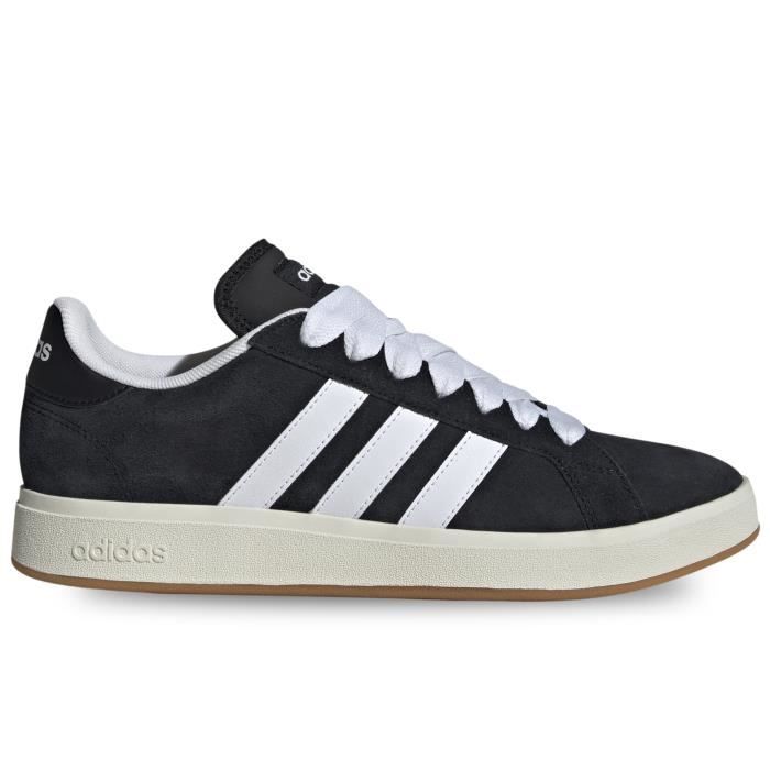 Chaussures Homme Adidas Grand Court Base 00S Noir - Lacets - Dessus Synthétique
