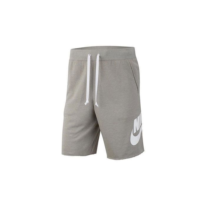 Short Nike SPORTSWEAR ALUMINI - Homme - Gris - Taille élastique - Poches latérales - Réf. AR2375-064