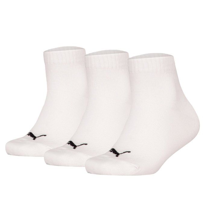 Puma Chaussettes Mixte - ,Paquet de 3,Plain Quarter 3P
