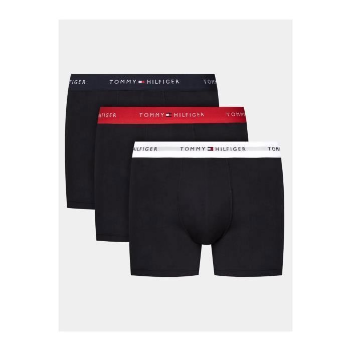 Boxer stretch - Tommy Hilfiger - Lot de 3 - Bleu - Homme - Coton 95%