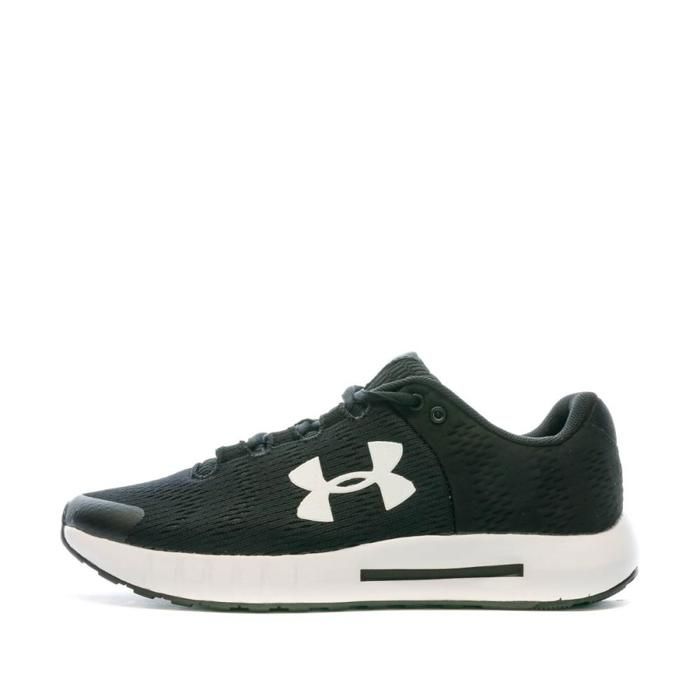 Baskets Running - UNDER ARMOUR - Micro G Pursuit Bp - Femme - Noir, blanc - Drop 8 mm