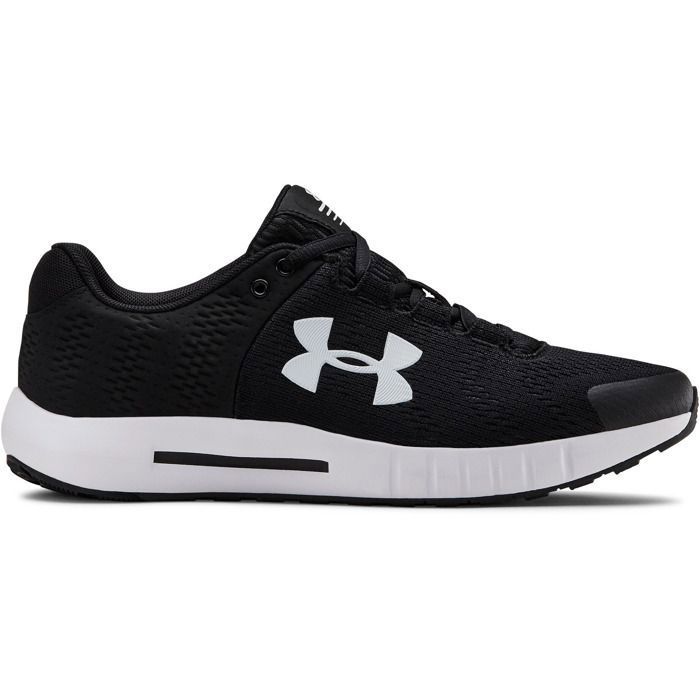 Baskets Running - UNDER ARMOUR - Micro G Pursuit Bp - Femme - Noir, blanc - Drop 8 mm