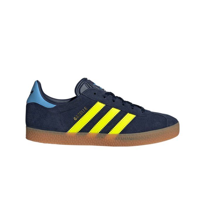 Basket - Adidas - Gazelle - Bleu - Lacets - Mixte