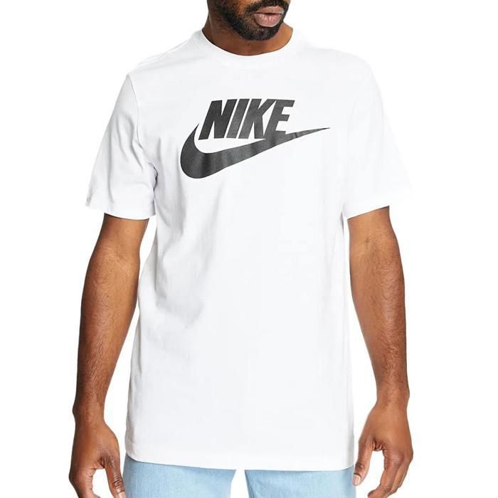 T-shirt - NIKE - Icon Futura - 100% coton - Manches courtes - Col classique