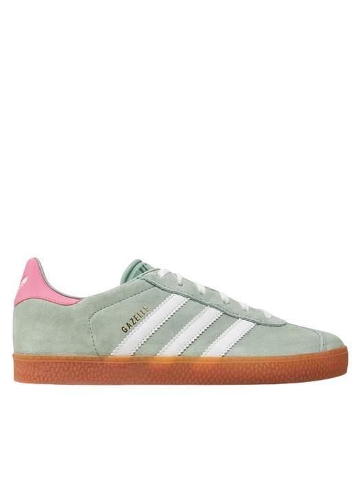 Basket - ADIDAS - GAZELLE J - Daim-Nubuck - Vert - Confortable pour enfants