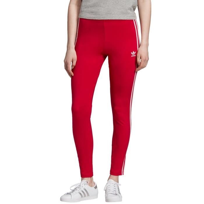 Collants de Fitness - Adidas - HTS - Rose - Ajusté - 3 Bandes Latérales