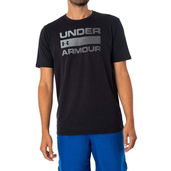 Tee-shirt homme - Under Armour - Team Issue Wordmark - Noir - Manches courtes - Respirant