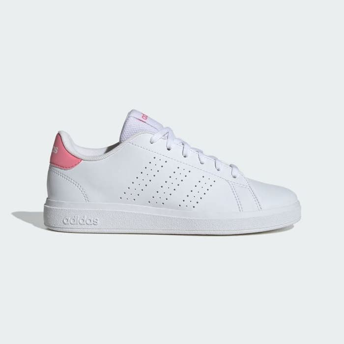 Baskets - Adidas - Sport Advantage Base 2.0 J - Blanc - Synthétique - Plat
