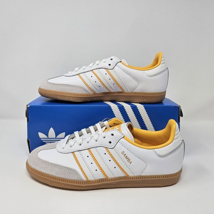 Basket - Adidas - Samba OG J - Blanc - Femme - Semelle en caoutchouc