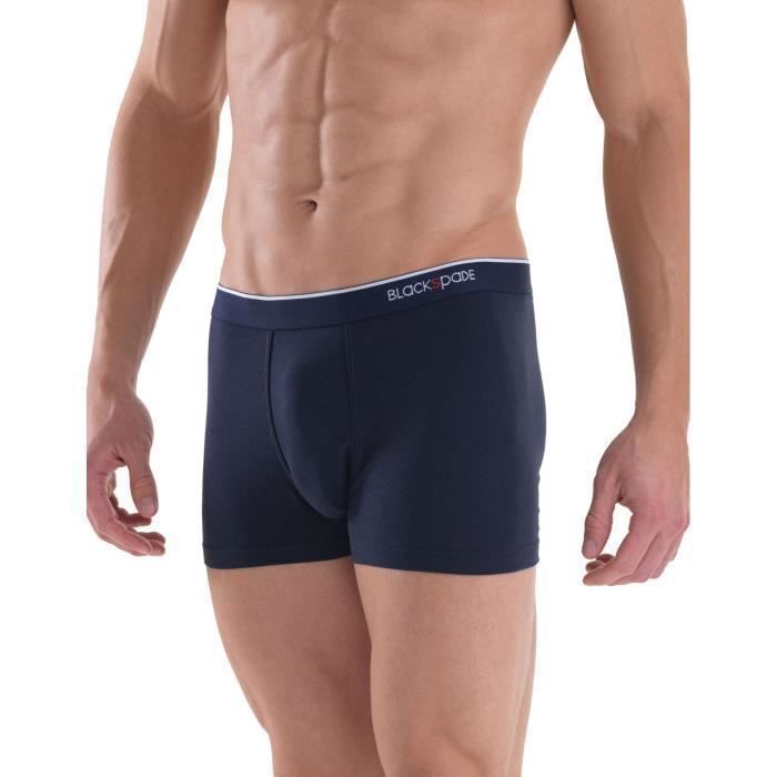 BlackSpade M9551 Stripes Dark Blue 2 Pack Fitted Boxer