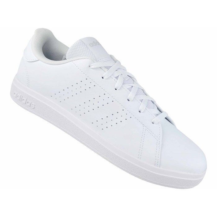 Chaussures Enfant - Adidas - Advantage Base 2.0 J - Blanc - Synthétique - Lacets