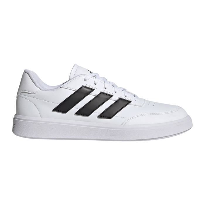 Baskets - Adidas - Courtblock - Blanc - Lacets - Plat