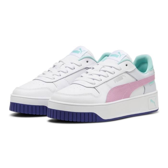 Baskets - Puma - Carina Street - Enfants - Cuir - Semelle SoftFoam+ - Lacets