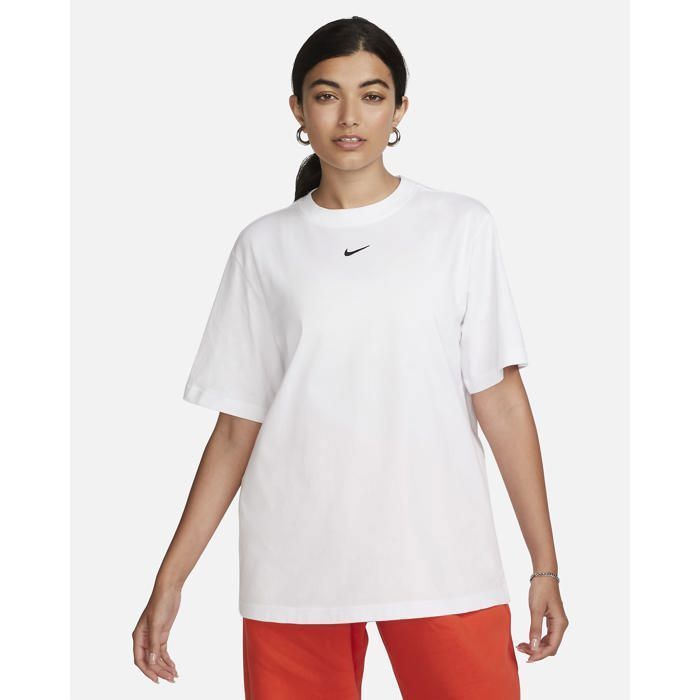 T-shirt - Nike - Sportswear Essential - Blanc - 100% coton - Manches courtes