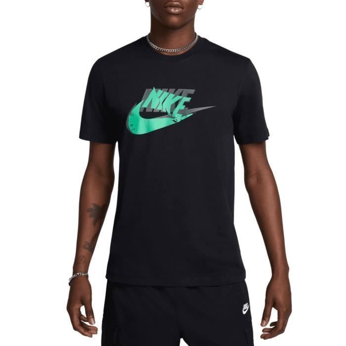 T-Shirt - NIKE - Futura Nera - Coton - Manches courtes - Col classique